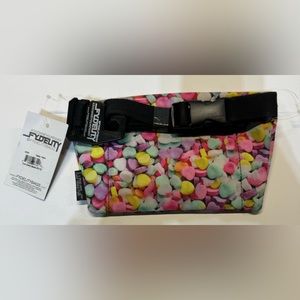 NWT! Candy Heart Print Fanny Pack by Fidelity “A Snack of a Fanny pack”